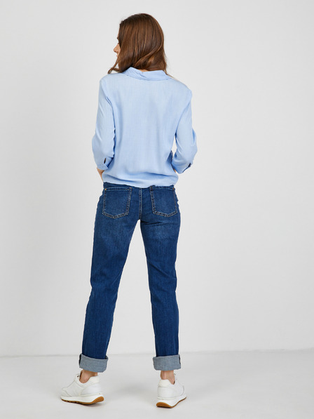 Orsay ORSAY kék straight mid waist női farmer