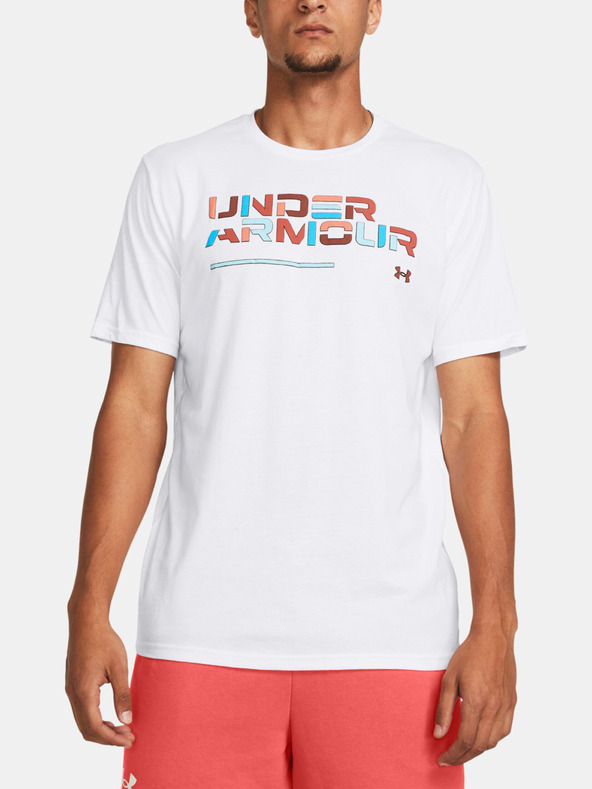 Under Armour Férfi póló Under Armour UA Colorblock Wordmark SS