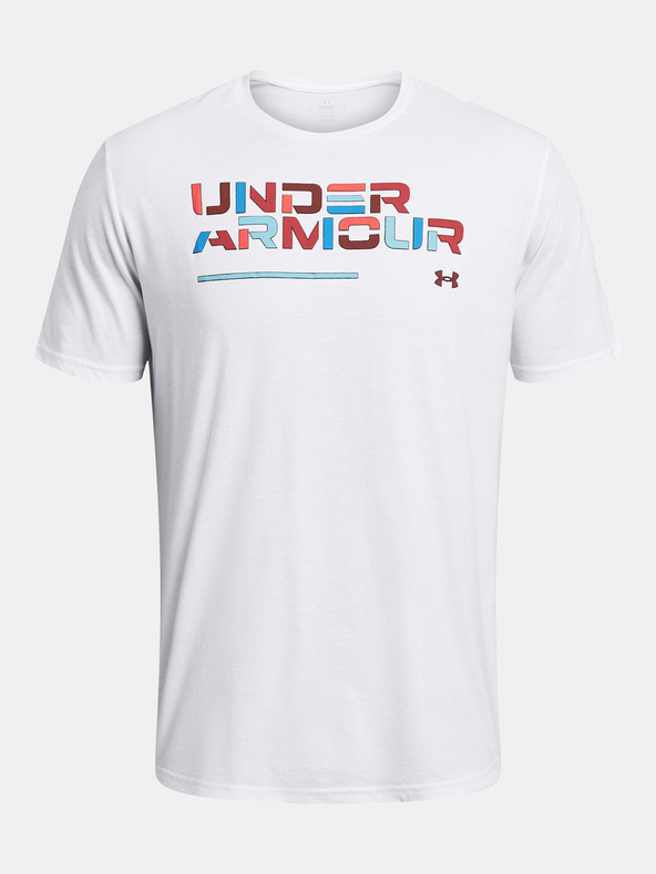 Under Armour Férfi póló Under Armour UA Colorblock Wordmark SS