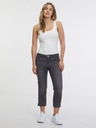 Sam 73 Szürke női háromnegyedes egyenes szabású farmer SAM 73 Antonella