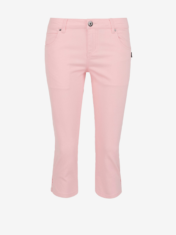 Sam 73 Világos rózsaszín női háromnegyedes slim fit farmer SAM 73 Amara