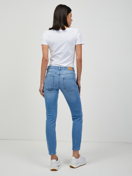 Orsay ORSAY világoskék rövidített slim fit farmer