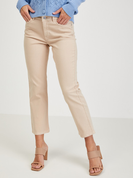 Orsay ORSAY bézs straight fit női farmer