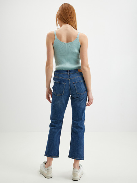 Orsay ORSAY sötétkék rövidített straight fit női farmer