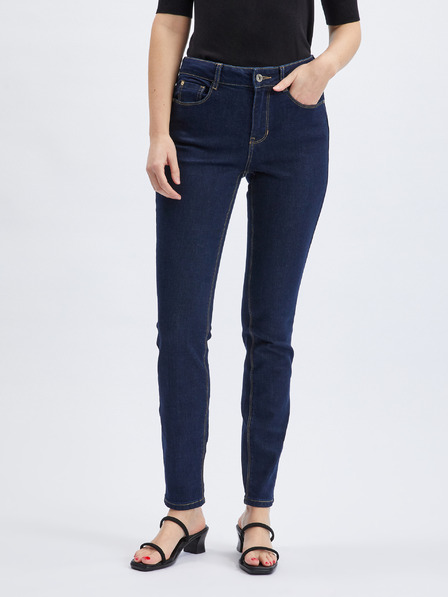 Orsay ORSAY sötétkék slim fit női farmer