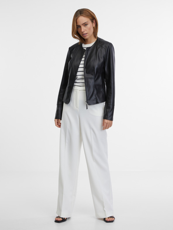 Orsay ORSAY fekete női műbőr dzseki