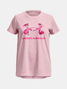 Under Armour Lány póló Under Armour Tech Solid Print Fill BL SSC