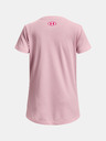 Under Armour Lány póló Under Armour Tech Solid Print Fill BL SSC