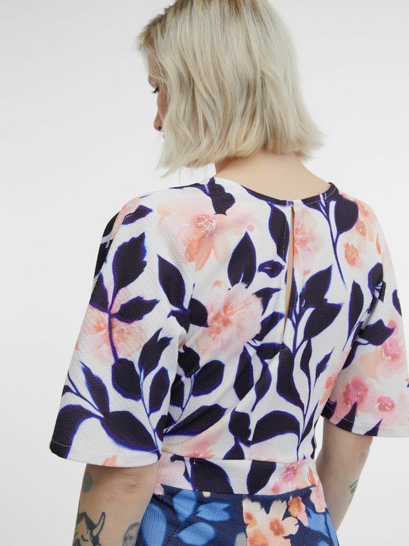 Orsay ORSAY sötétkék női virágos női kezeslábas