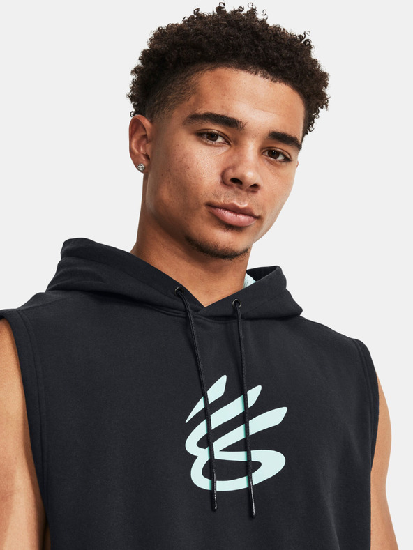 Under Armour Férfi felső Under Armour Curry Fleece SLVLS Hoodie