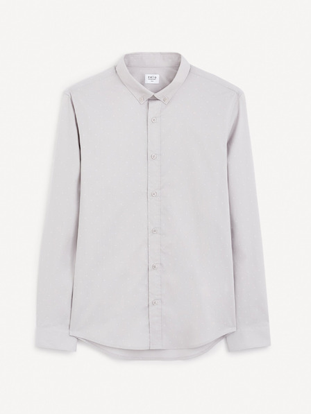 Celio Világosszürke férfi ing Celio Gaop