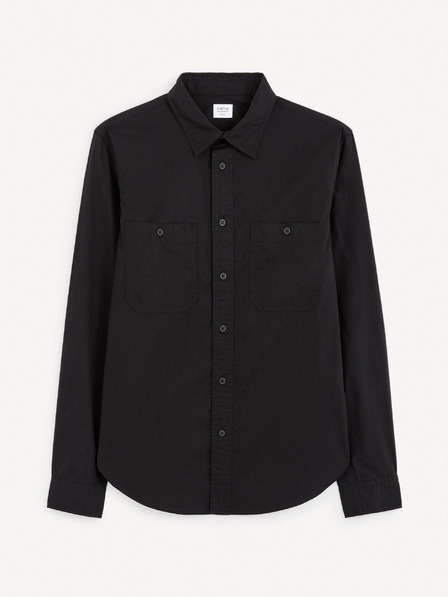 Celio Fekete férfi ing Celio Gagusti2