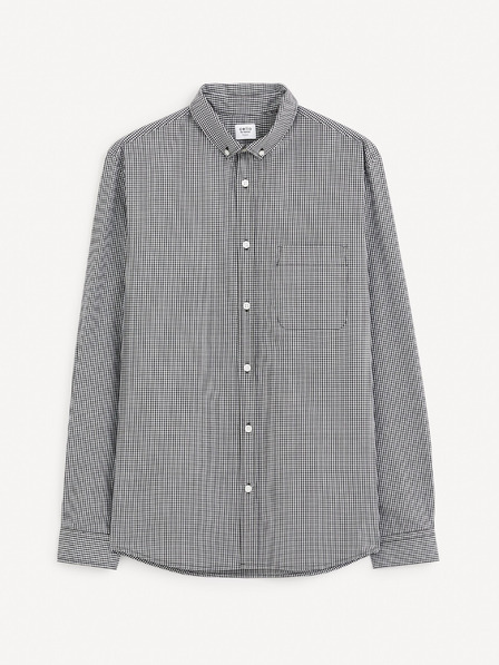 Celio Fekete férfi mintás ing Celio Gaopur