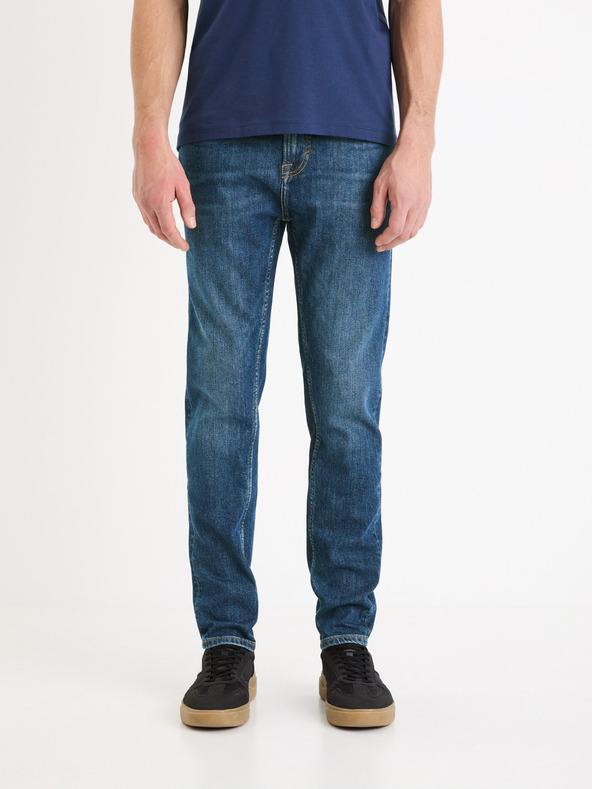Celio Kék férfi slim fit farmer Celio Gotapered