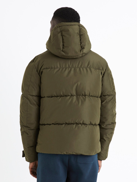 Celio Khaki férfi steppelt téli kabát Celio CUNOTTE