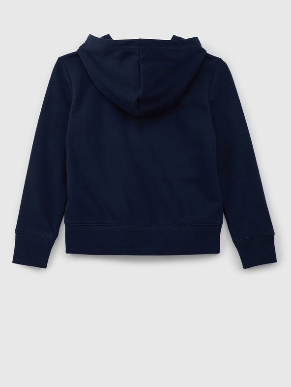GAP Gyerek pulóver logóval és fleece béléssel GAP