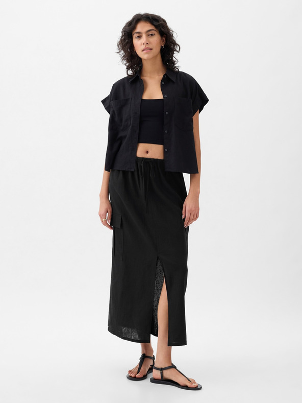 GAP Vászon midi szoknya Utility GAP