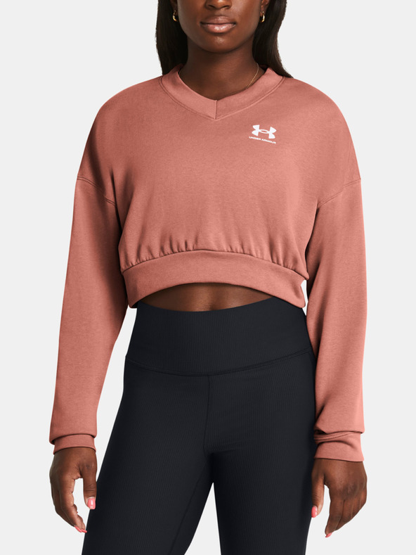 Under Armour Női felső Under Armour UA Rival Terry OS Crop Crw