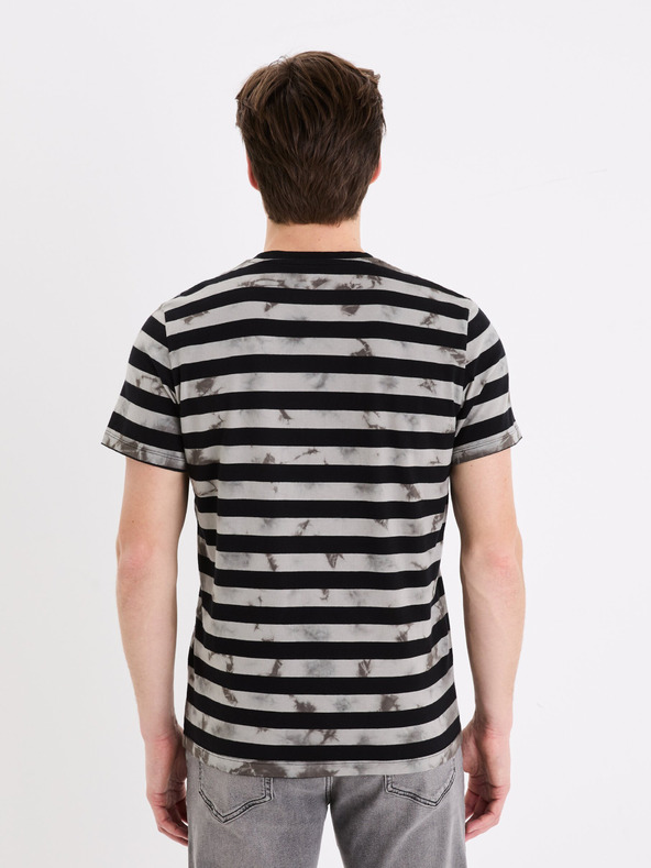 Celio Fekete férfi csíkos ing Celio Geudi