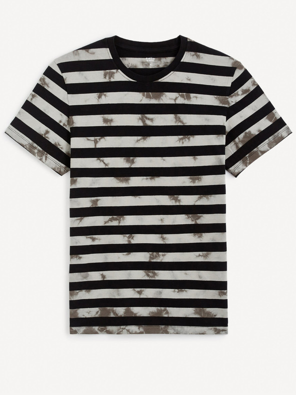 Celio Fekete férfi csíkos ing Celio Geudi