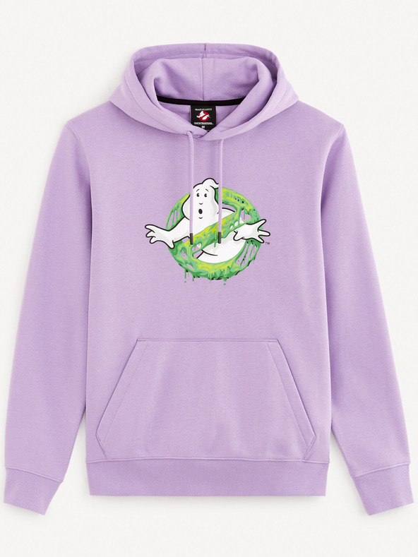 Celio Világoslila férfi Celio Ghostbusters pulóver