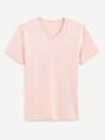 Celio Rózsaszín férfi basic ing Celio Neuniv