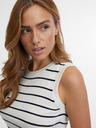 Orsay Kék-krém csíkos női felső ORSAY