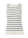 Orsay Kék-krém csíkos női felső ORSAY