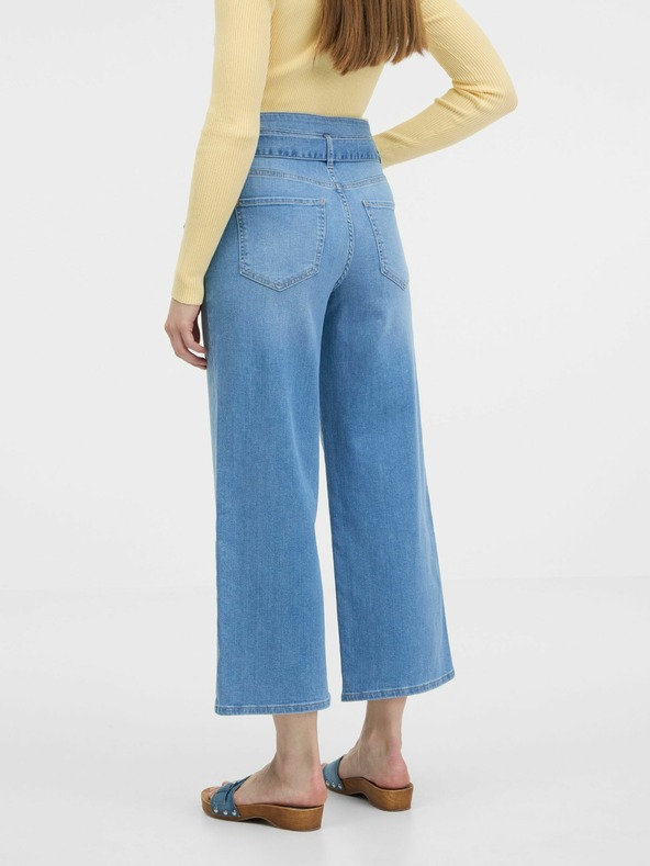 Orsay ORSAY világoskék széles szárú női farmernadrág