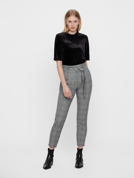 Vero Moda Szürke kockás nadrág VERO MODA Eva