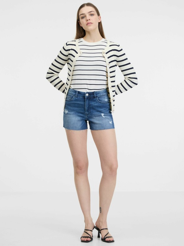 Orsay ORSAY sötétkék női farmer rövidnadrág