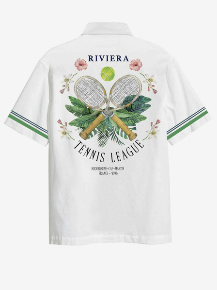 Jack & Jones Fehér Jack & Jones Riviera rövid ujjú férfi ing