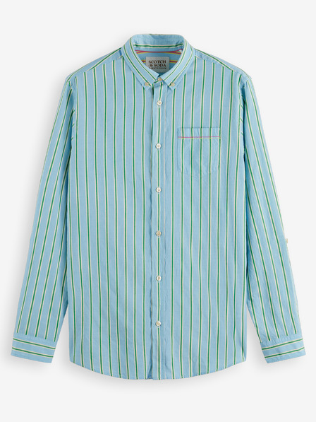 Scotch & Soda Világoskék Scotch & Soda férfi csíkos póló