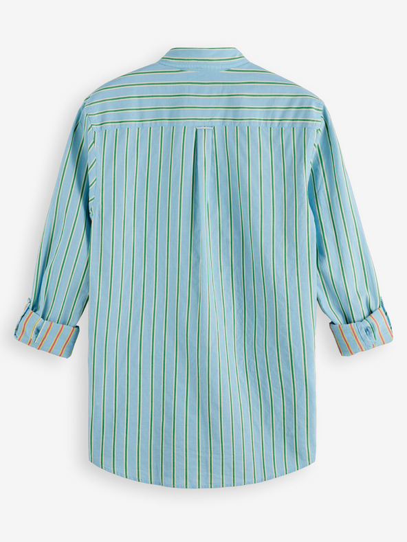 Scotch & Soda Világoskék Scotch & Soda férfi csíkos póló