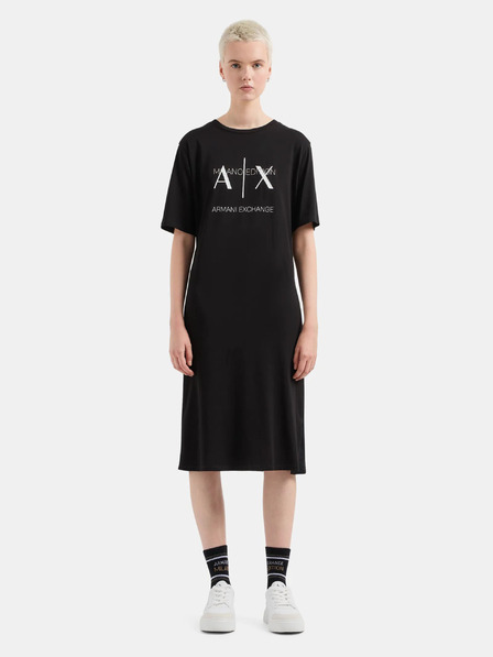Armani Exchange Fekete női Armani Exchange ruha