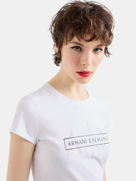Armani Exchange Fehér női póló Armani Exchange