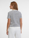 Orsay Kék-krém csíkos női póló ORSAY