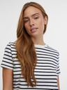 Orsay Kék-krém csíkos női póló ORSAY
