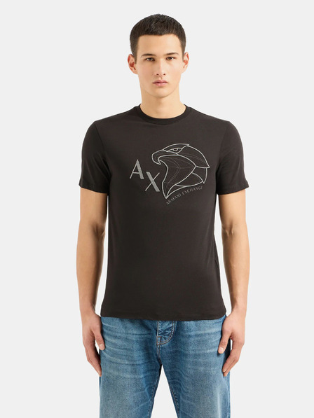 Armani Exchange Fekete férfi Armani Exchange póló