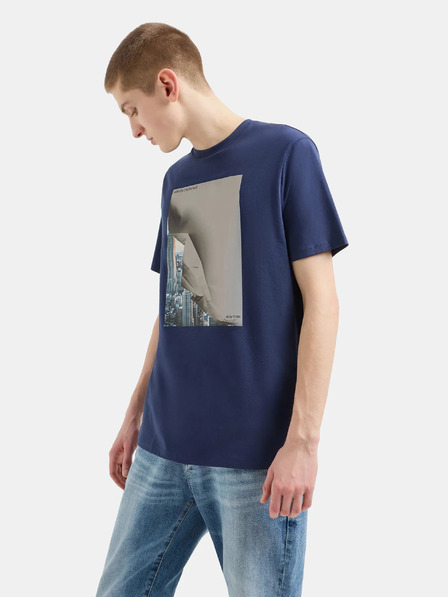 Armani Exchange Sötétkék Armani Exchange férfi póló