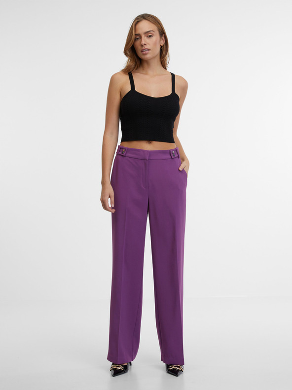 Orsay ORSAY lila női egyenes nadrág