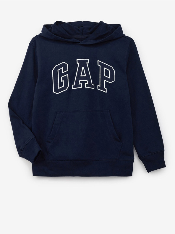 GAP Gyerek pulóver logóval és fleece béléssel GAP