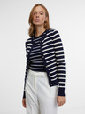 Orsay Sötétkék csíkos női kardigán ORSAY