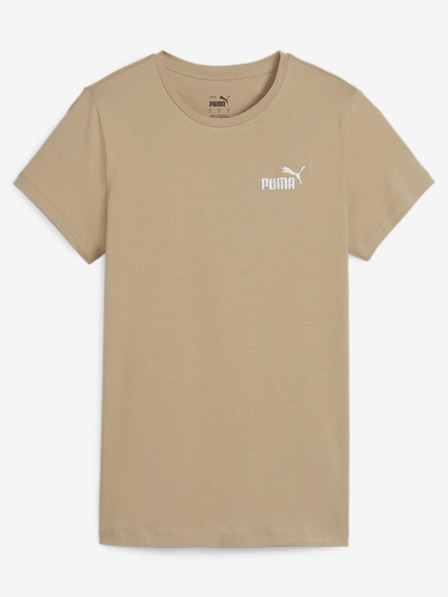 Puma Bézs színű Puma ESS+ hímzéses póló