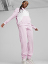 Puma Fehér és rózsaszínű Puma Power Hoodie TR női pulóver