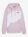 Puma Fehér és rózsaszínű Puma Power Hoodie TR női pulóver