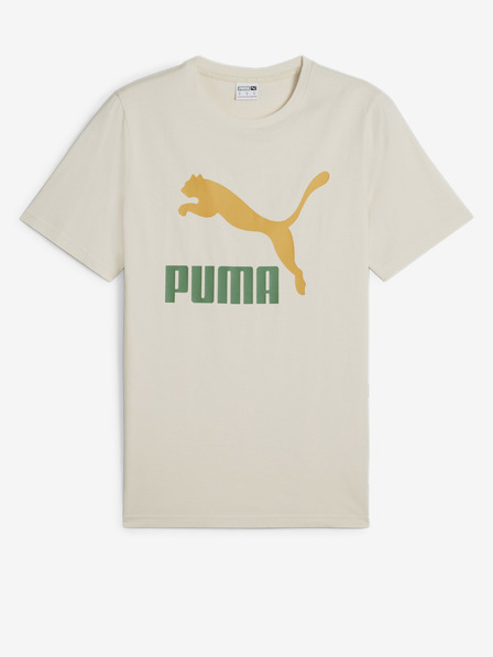 Puma Krém színű férfi Puma Classics Logo Tee