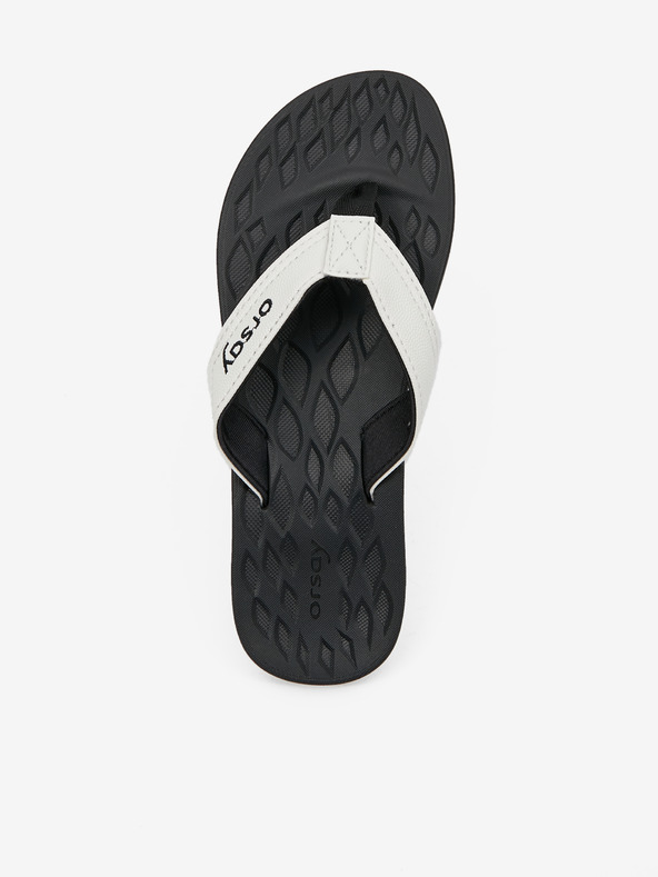 Orsay ORSAY fehér-fekete női flip-flops