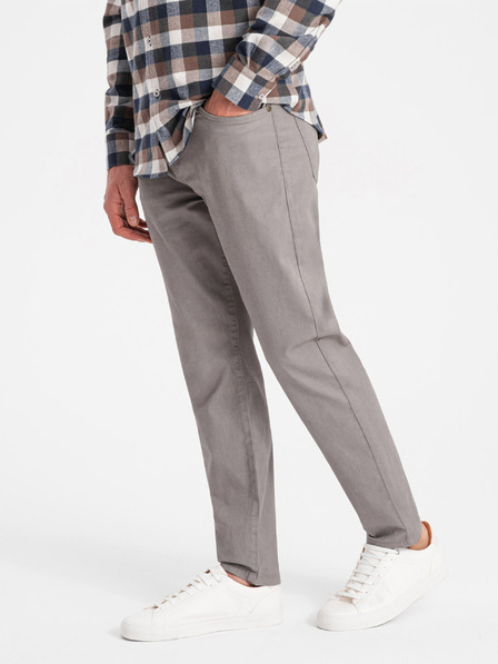 Ombre Clothing Szürke Férfi chino nadrág Ombre ruházat