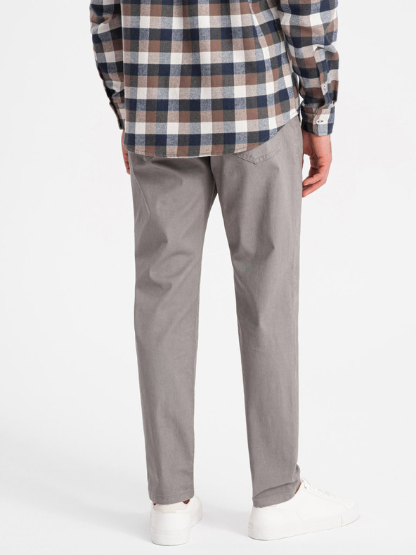 Ombre Clothing Szürke Férfi chino nadrág Ombre ruházat